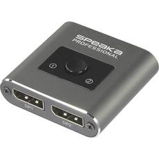 Bild SP-BDS-250 2 Port DisplayPort-Switch UHD 8K @ 60 Hz, UHD 4K @ 120 Hz