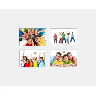 Galerie Rahmen weißes Holz 10,0 x15,0 cm S67CK - Weiß