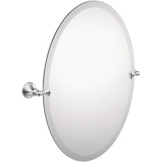 Moen DN2692CH Glenshire Badezimmerspiegel, oval, neigbar, Chrom