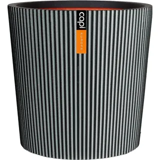 Capi Europe Blumentopf Konisch Groove NL Ø 45 cm x 41 cm Anthrazit