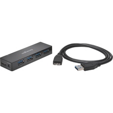 Bild UH4000C, USB-Hub, 4x USB-A 3.0, USB 3.0 Micro-B [Buchse] (K39122EU)