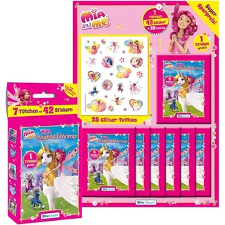 Mia and Me - Serie 8 - Mias Magische Einhörner - Sammelsticker - 1 Multipack + 1 Blister