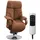 TV-Sessel Lederoptik x x Cognac elektrisch