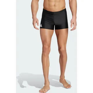 Adidas Solid Boxer-Badehose Black / White XS