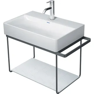 Duravit DuraSquare Metallkonsole 66,5x38,1cm, für den Waschtisch  235660, Handtuchhalter, wandhängend, 0031144600, Farbe: Schwarz Matt
