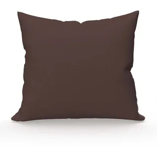 Soleil d'Ocre Kissenbezug, Baumwolle, Braun, 63 x 63 cm