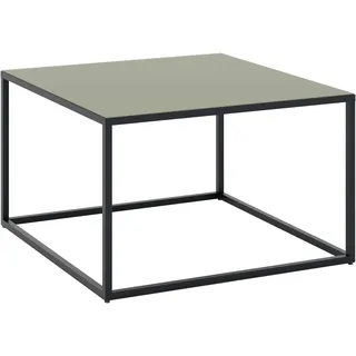 Couchtisch "Reno", graphit schwarz, glas olivgrün glanz, graphit schwarz, glas olivgrün glanz, B:80cm H:50cm T:80cm, SET ONE BY MUSTERRING, Tische, Couchtisch, Maße (BxHxT in cm) 80 x 50 x 80