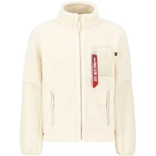 Alpha Industries Sherpa Jacke - Off White - XL