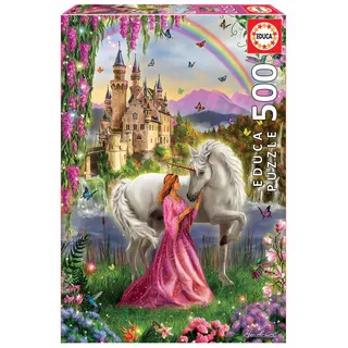 Educa Fee mit Einhorn, 500 Teile