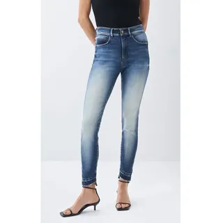 Salsa Jeans Secret Glamour Push In Cropped Premium Jeans - Blue - 32 - 30