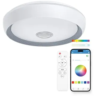 Ksix Glory Rgb 78w 47 Cm Deckenstrahler - White - One Size