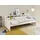 home »KERO, Daybed, Stauraumbett, platzsparend, Stauraum, 90x200cm«, zertifiziertes Massivholz, mit Ablagefächern, Schublade optional, weiß