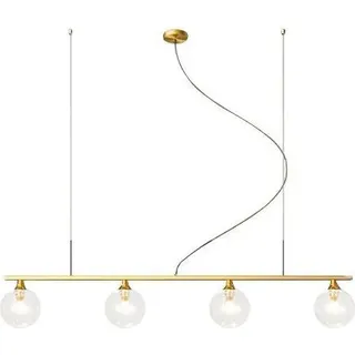 tooLight Pendellampe App675-4Cp Glas 4 Kugel Gold 4-Lichtquelle G9 9X80X70Cm Einstellbar - Gold