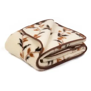 Kampol Mena Wolldecke 100% Merino 160x200 Braun