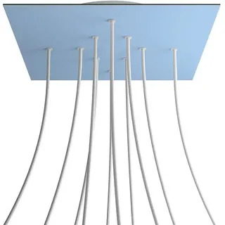 Creative Cables Kroq4010f114 Xxl Rose-one Quadratisches Hellblaues Rosen-set - Multicolor - 400 mm