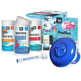 Bayzid Pool Wasserpflege Starterset blau 7-teilig
