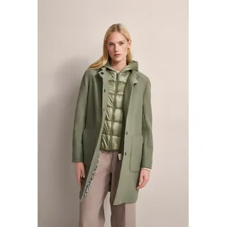 bugatti Kurzmantel, mit Materialmix, grün