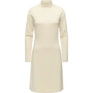 A-Linien-Kleid RAGWEAR "A-Linien-Kleid Leavie", Damen, Gr. XS, N-Gr, beige (ecru), Obermaterial: 47% Polyester PES. 47% Modal CMD. 6% Elasthan EL., Kleider A-Linien-Kleid