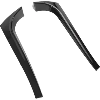 Paar Heckscheiben-Seitenspoiler-Flügelabdeckungsverkleidung, sportlicher Look, Splitter-Ersatz für MK5 R32 2003–2008, helles Schwarz