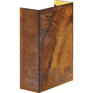 Nordlux Fold 10 Wandleuchte Metall 15 cm inkl. LED 7,5 W Corten