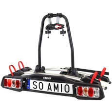 Amio Unisex Erwachsene Rack für Haken-2 Fahrräder Tbc-01/2 dachstangen, Mehrfarbig (Mehrfarbig), Einheitsgröße