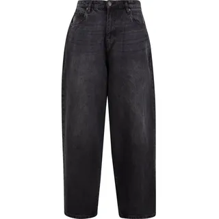 URBAN CLASSICS Tapered Heavy Ounce Baggy Jeans - Schwarz - 38