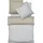 Lech W 4158 Fischgrätmuster Beige/ Silber 200 x 200 cm + 2 x 80 x 80 cm