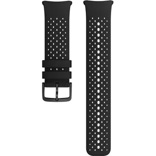 Polar Silikon-Armband Pacer Pro 22mm Grau-Schwarz S-L