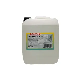 Reinex R 22 Grillreiniger, Zur Entfernung von hartnäckigen Fett und Backrückständen, 10 l - Kanister