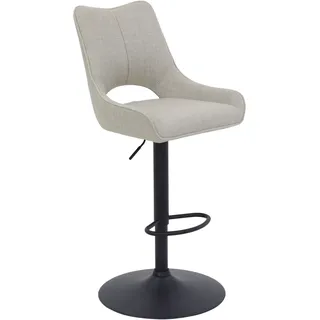 Hela Barhocker »ROCKPORT« Set, drehbar,höhenverstellbar,Gasdruckfeder,Rückenausschnitt,Tellerfuß, beige