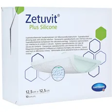 Bild Zetuvit Plus Silicone steril 12.5x12.5 cm