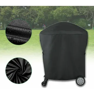 Grillabdeckung Abdeckhaube Wasserdicht Cover für Weber Q1000 Q2000 Serie schwarz - Schwarz