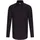 Herren Mens regular Longsleeve Cotton Business Shirt Schwarz 001000 44 EU
