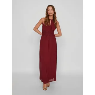 VILA Maxikleid »VIMILINA HALTERNECK MAXI DRESS - NOOS« Vila Cabernet Detail:ELASTIC