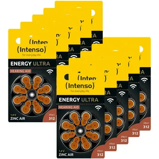 Intenso Hörgerätebatterie Typ 312 80 St.