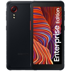 Samsung Galaxy Xcover5 Enterprise Edition, robustes 5,3 Zoll Android Smartphone, 64 GB, 3.000 mAh Akku, Business Handy, wassergschützt, Smartphone ohne Vertrag, Black
