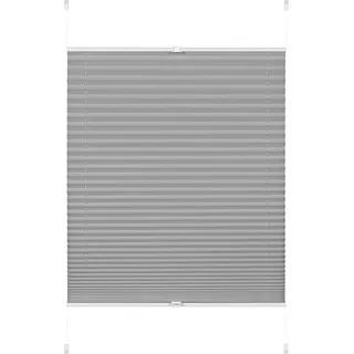 GARDINIA Plissee »EASYFIX Greta« Lichtschutz ohne Bohren verspannt inkl. dezenter Abdeckleiste (Staubschutz), grau