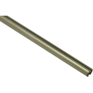 GARDINIA Gardinenstange »Kira« mit Innenlauf II« champagner 160 cm Ø 1,9 mm 1 läufig-läufig Bohren, verschraubt, Wandmontage,