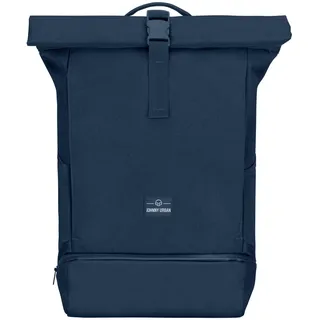 Johnny Urban Rucksack Herren & Damen Blau - Allen Large - Rolltop Backpack Groß für Fahrrad, Arbeit, Uni - Laptop Tagesrucksack mit Schuhfach - Wasserabweisend