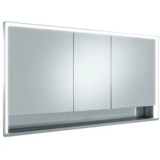 KEUCO Royal Lumos Spiegelschrank Wandeinbau 3-türig, kurze Tür, mit Spiegelheizung, 1400mm, 14316171304, Ausführung: ohne Dali Steuerung