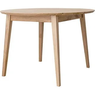 Eichentisch Orbetello rund 110 cm – Geölt & massivholz | Wohnzimmer & Esszimmer - Naturbelassen