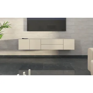 borchardt Möbel Sophia TV-Schrank 190 cm Beige Holzwerkstoff