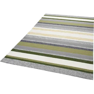 Gino Falcone Rosetta-Stripes Outdoor-Teppich 120 x 180 cm Grün