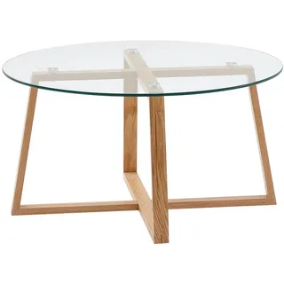 Wohnling Couchtisch Braun Eiche 78 x 41 cm
