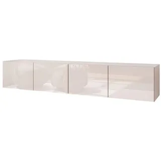 lookway TV-Lowboard 200x36 cm Beige Holzwerkstoff