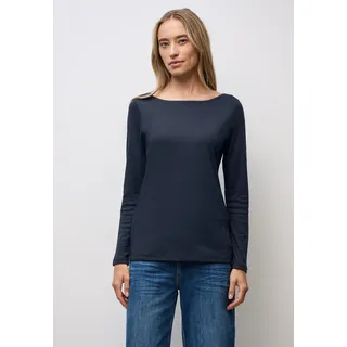 STREET ONE Damen, Basic Langarmshirt