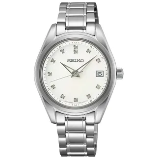 Seiko Damenuhr mit Saphirglas Perlmutt