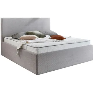 Boxxx Polsterbett , Hellgrau , Textil , 140x200 cm , Schlafzimmer, Betten, Polsterbetten