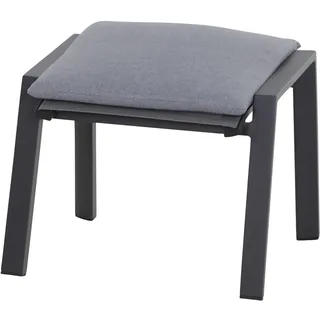 Siena Garden Gartenhocker 50 x 49,5 x 44,5 cm grau