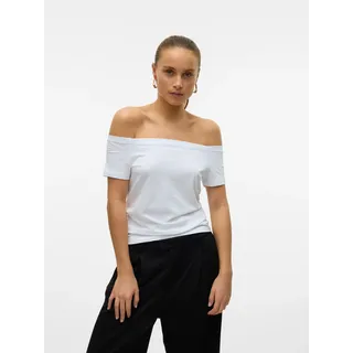 Vero Moda VMPANDA OFF-SHOULDER TOP JRS GA NOOS Weiß XS